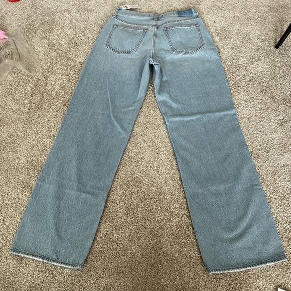 Abercrombie & Fitch Light Blue High Rise Jeans - Picture 2 of 5